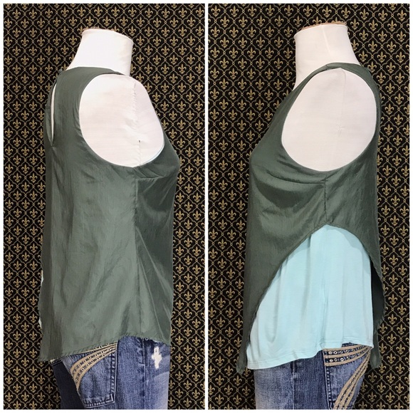 Anthro "Split-Tone Tank" by Bordeaux - Picture 4 of 6